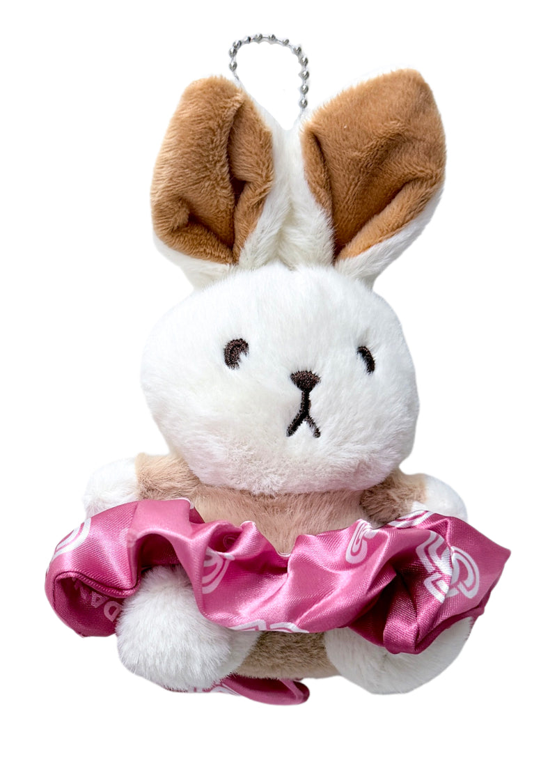 Covet Dance SB-KC Ballerina Scrunchie Bunny Keychain