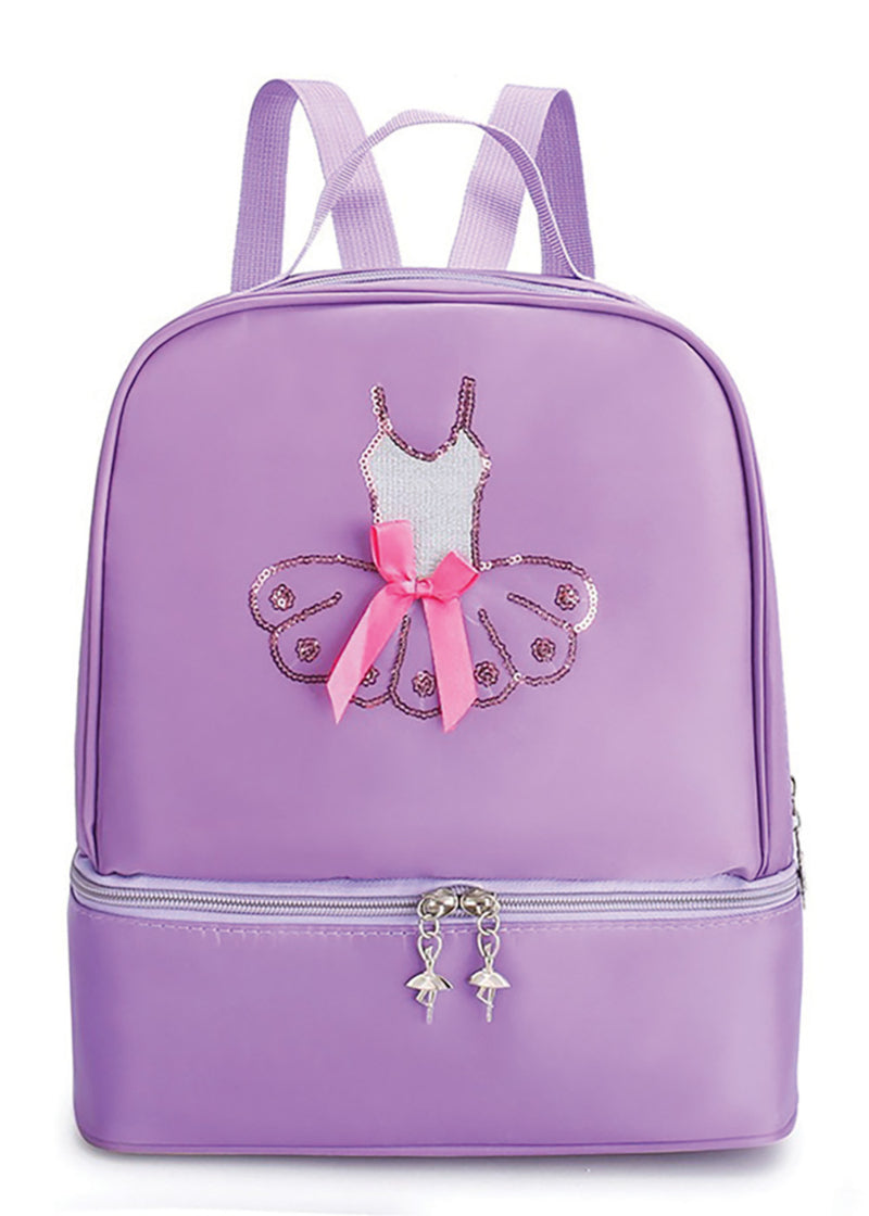 Covet Dance ST-BP Girls' Sparkly Tutu Backpack in Light Purple