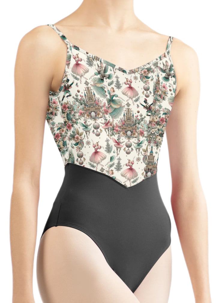 Nutcracker Fairytale Demi Jardin Camisole Leotard (Ebony)