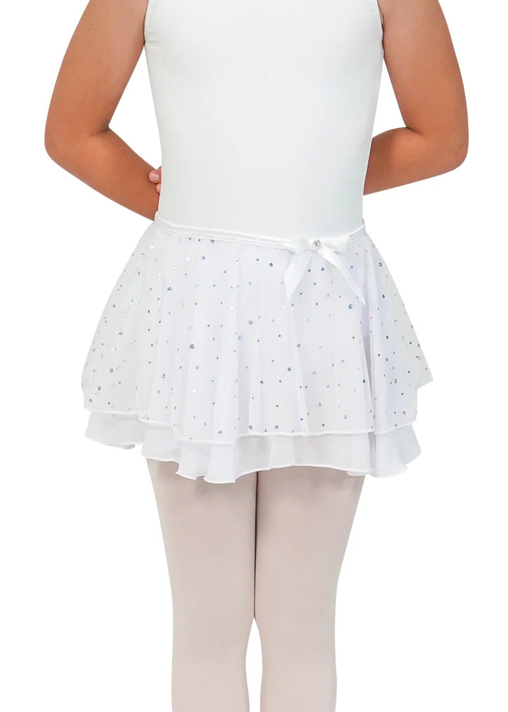 Crystal Hologram Dot Youth Pull-On Skirt