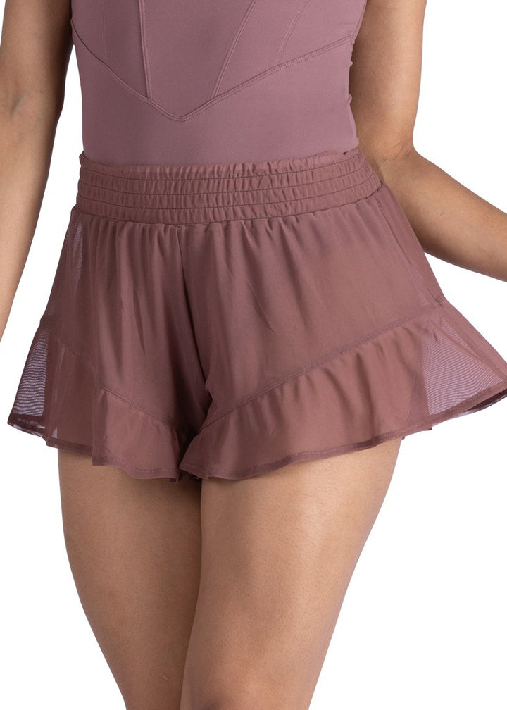 Lyric Youth Mesh Shorts (Rose Taupe)