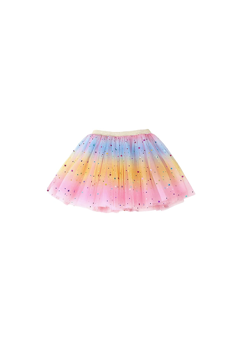 Rainbow Star 3-Layer Tutu (Pink Party)