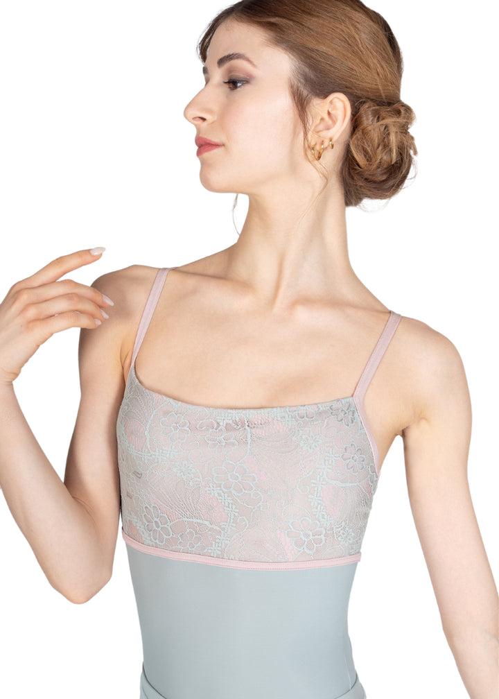 Gaia Camisole Leotard (Argento)