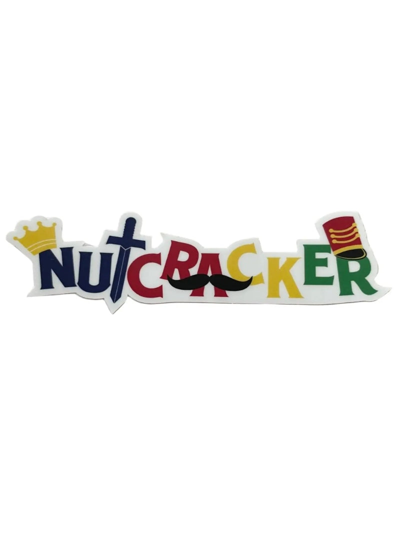 Denali & Co multicolor vinyl Nutcracker sticker