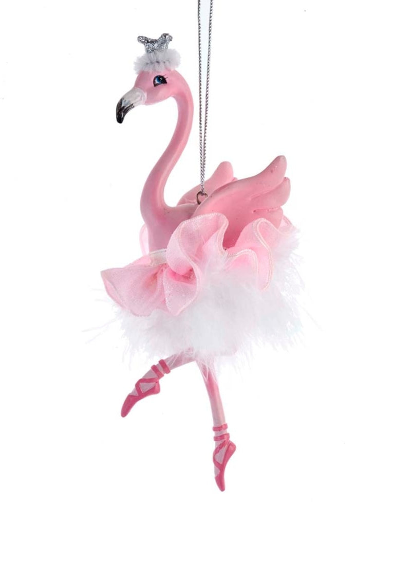 Flamingo Ballerina Ornament (5.63")