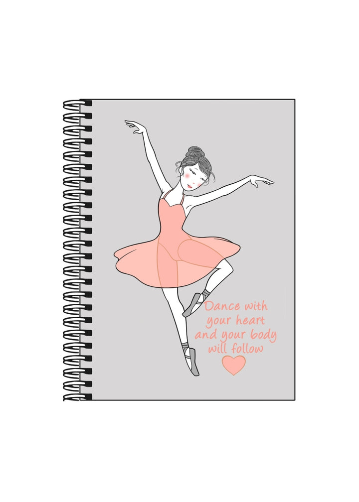 "Dance with Your Heart" Spiral Notebook