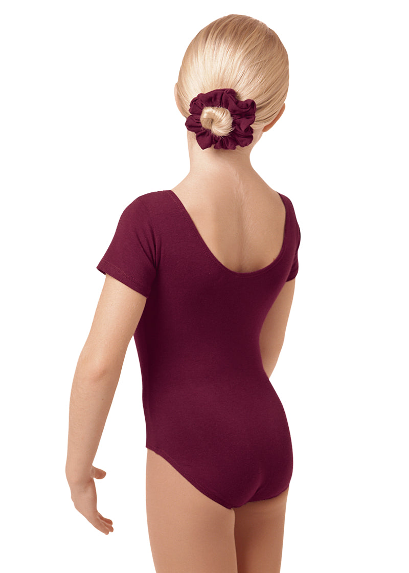 Eurotard Cotton Short Sleeve Leotard (Burgundy)