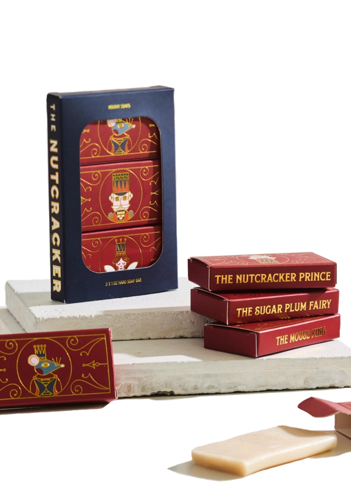 Candlefish CF21603NUT The Nutcracker Ballet Premium Bar Soap Holiday Gift Set