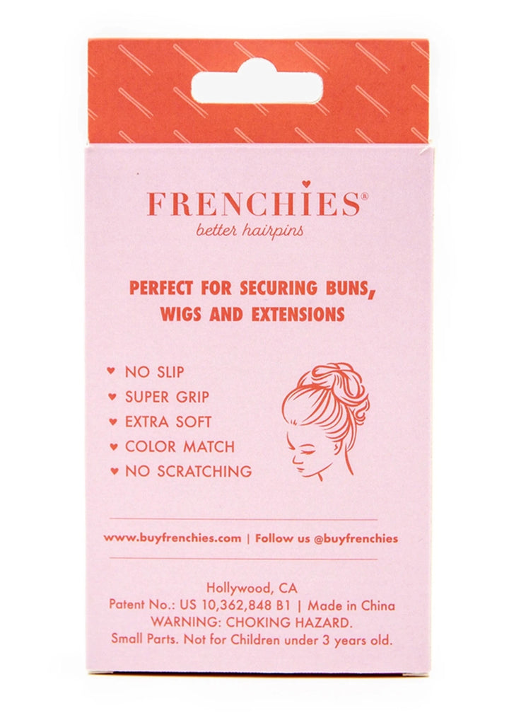 Frenchies® Flocked French Style Hair Pins