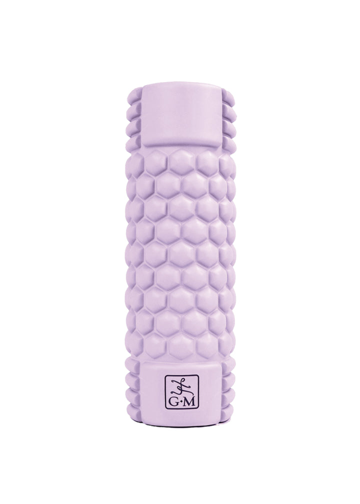 Gaynor Minden travel sized foam roller in lavender.
