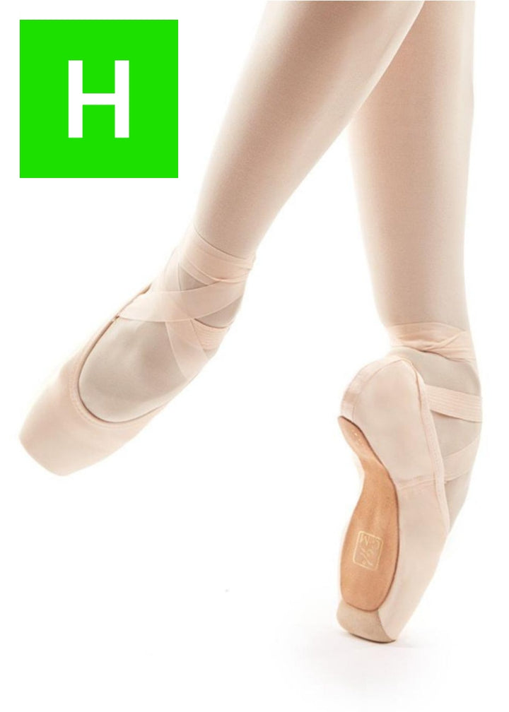 Europa Sculpted Fit High Heel Pointe Shoe - Pink (Hard)