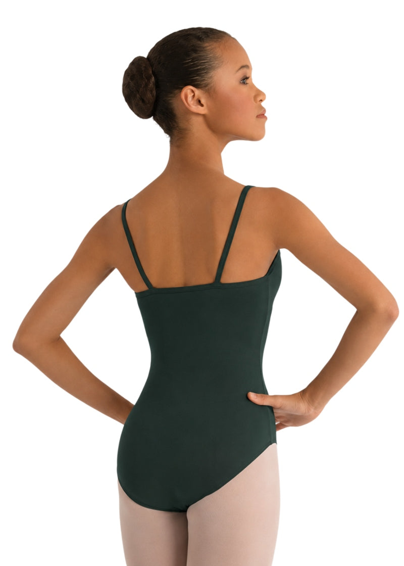 Ballet Rosa Grazia camisole princess seam leotard in Verdi hunter green