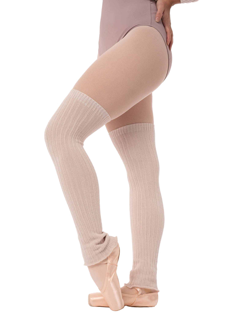 Intermezzo 2035-021 Delphinia Bamboo Thigh-High Legwarmers in Pale Pink