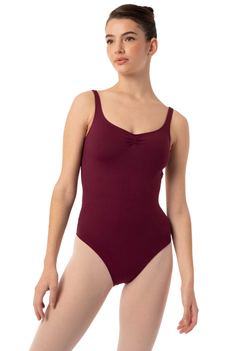 Intermezzo 31700-275 Farah Pinch Front Tank Leotard in Garnet