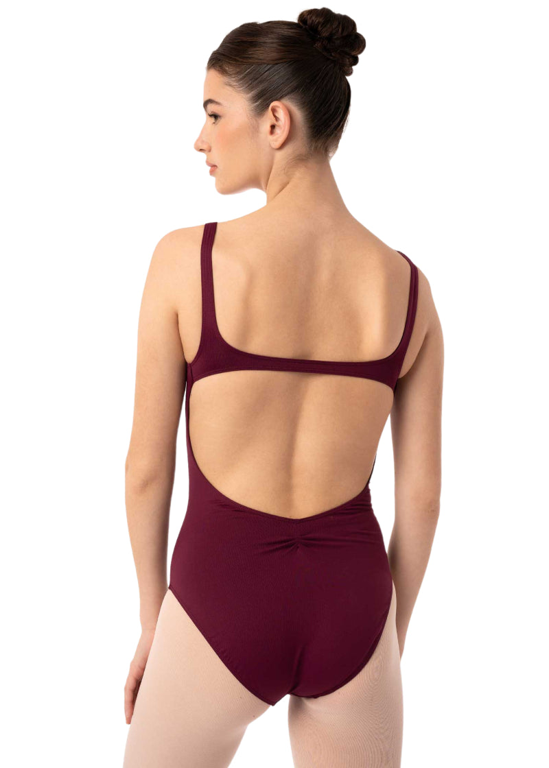Intermezzo 31700-275 Farah Pinch Front and Back Tank Leotard in Garnet