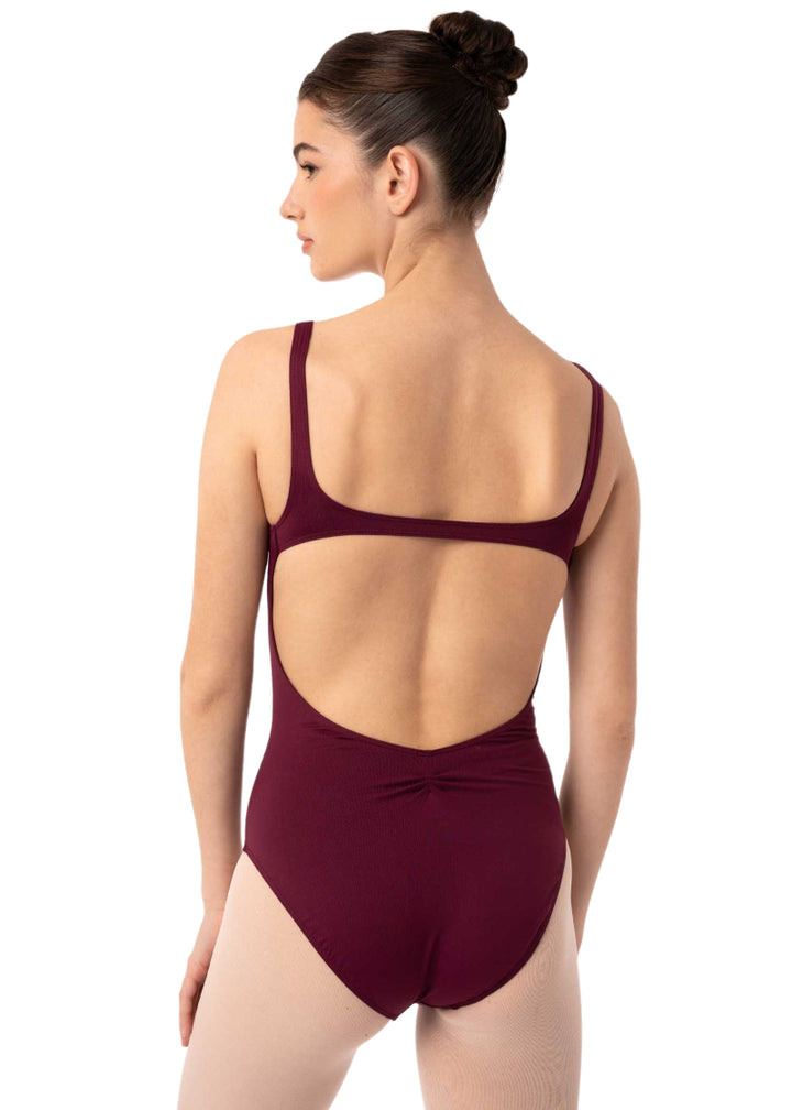 Intermezzo 31700-275 Farah Pinch Front and Back Tank Leotard in Garnet