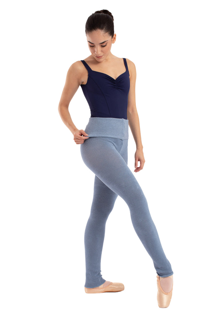 Intermezzo 5541-015 Women's Daphne Stretch Bamboo Knit Pants in Light Blue