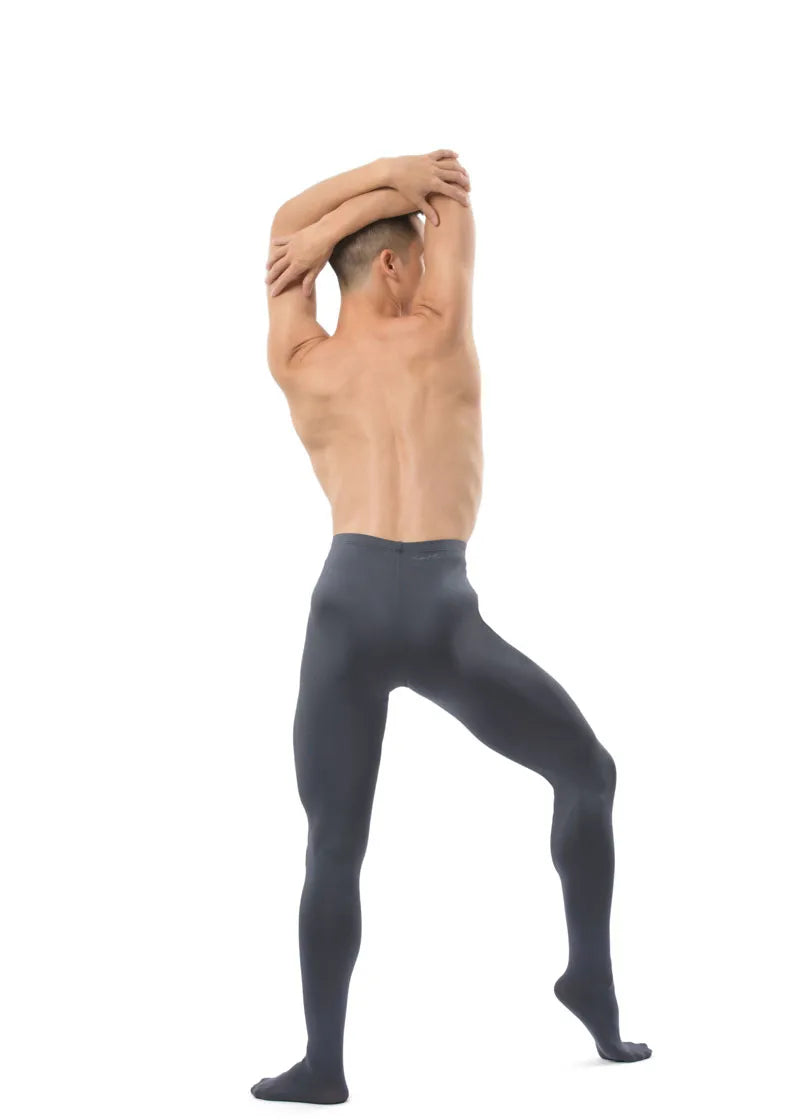 Ballet Rosa mens Jeremy footed tights in gray