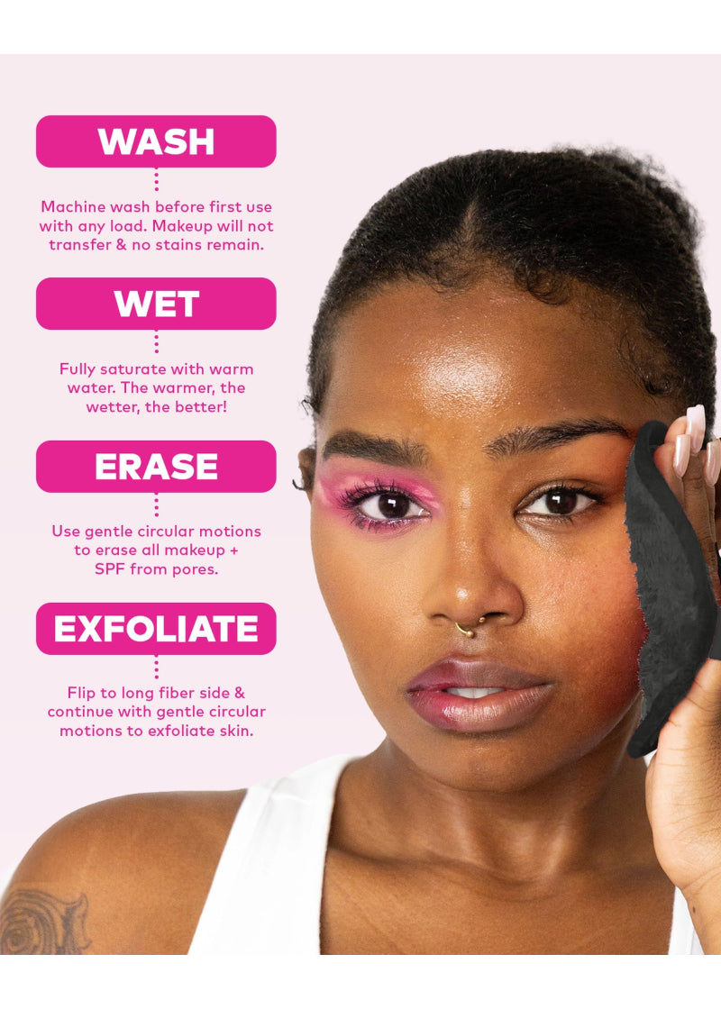 How to use MakeUp Eraser reusable make-up removal wipes