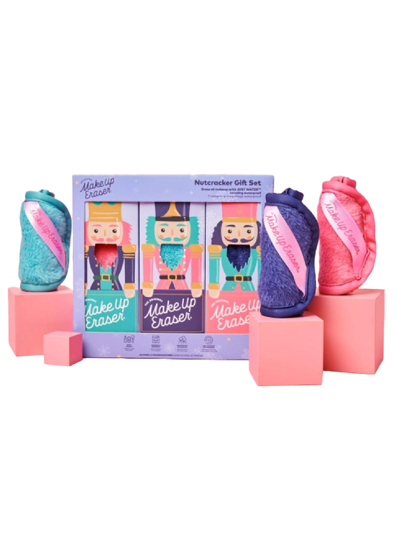 Mini PRO 3pc MakeUp Eraser Set (Nutcracker)