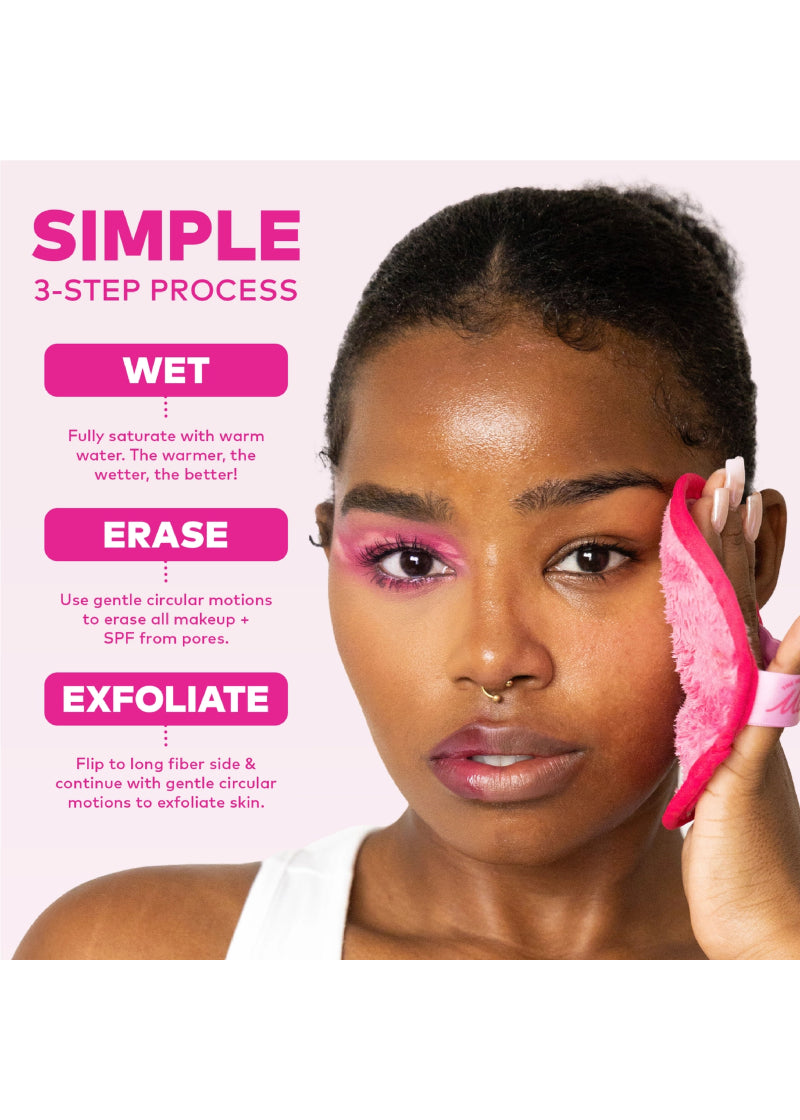 Easily remove your makeup in an ecofriendly way with the reusable and machine-washable MakeUp Eraser
