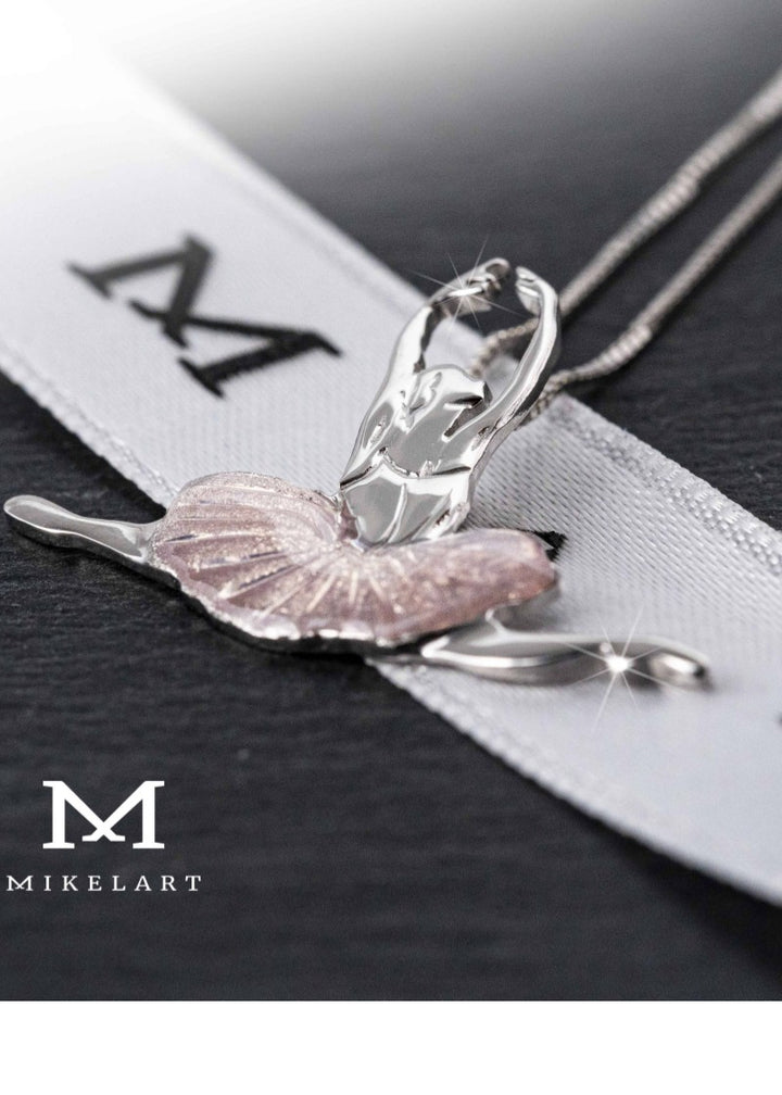 Grand Jeté Sterling Silver Necklace