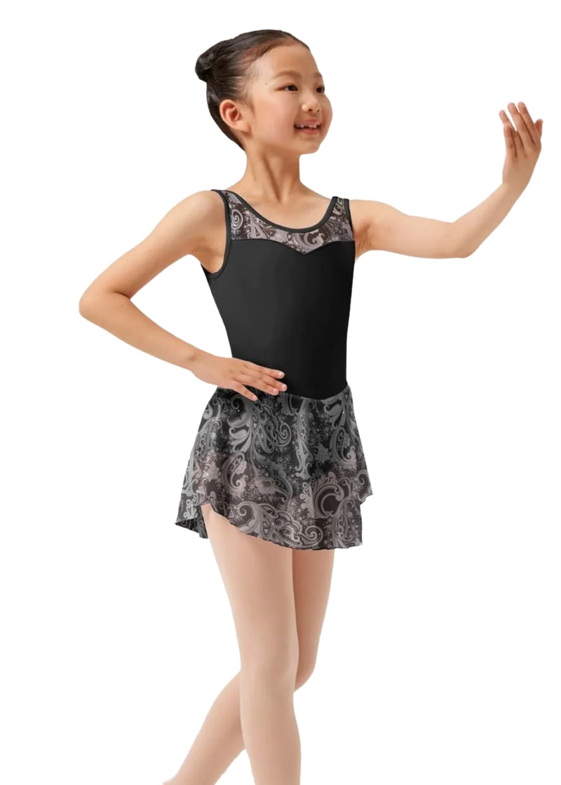 Paisley Petite Youth Dance Dress (Black)