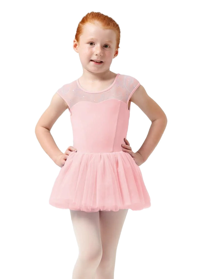 Paisley Petite Youth Tutu Dress (Pink)
