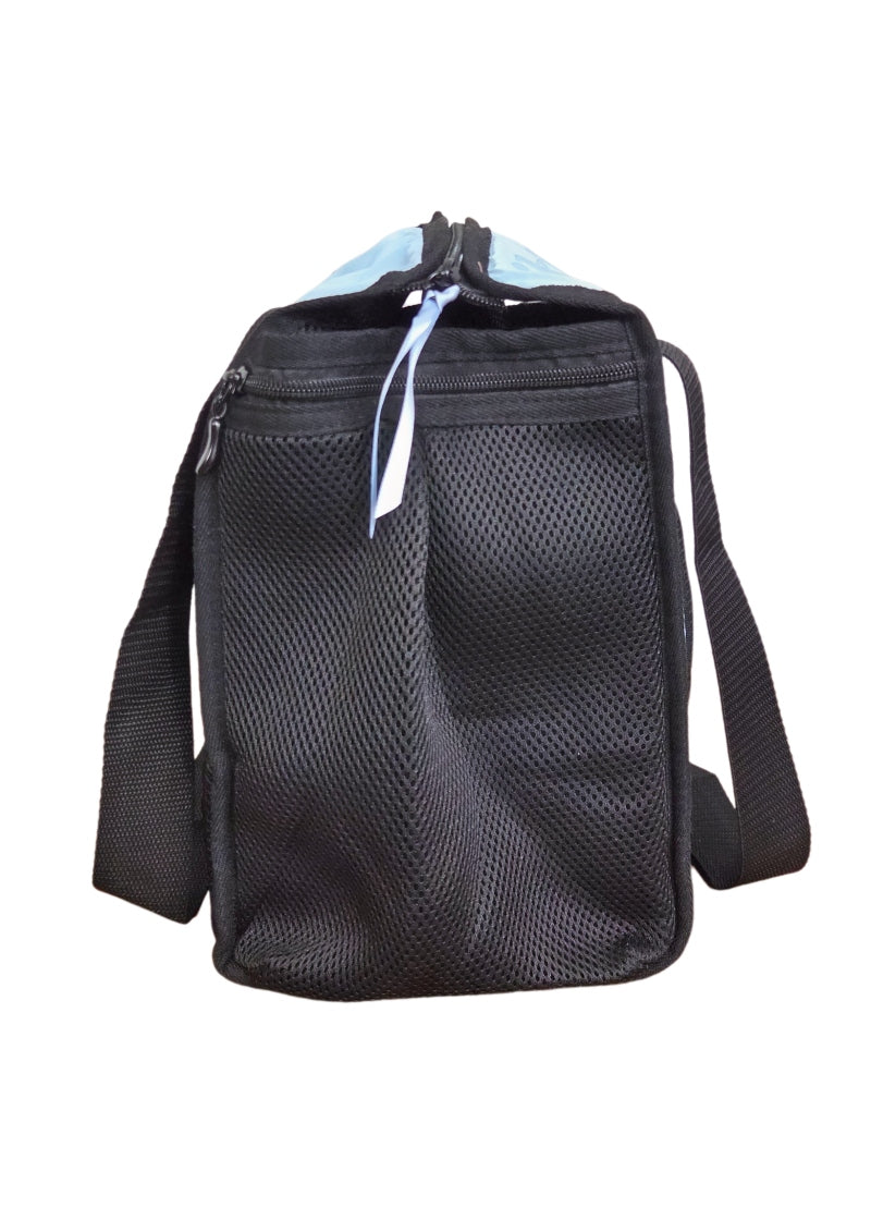 Nikolay BC13BAN 4-slot pointe shoe bag with handles and zipper closure in Light Blue