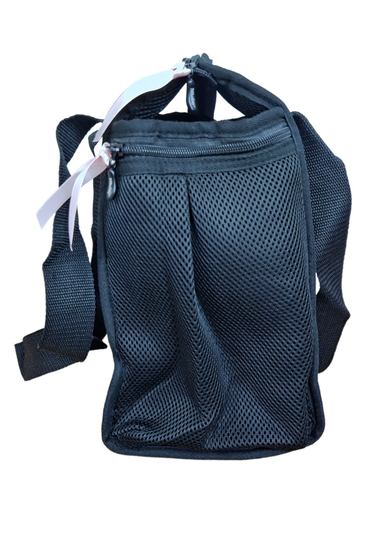 Nikolay BC13BAN 4-slot pointe shoe bag with handles and zipper closure in Pink