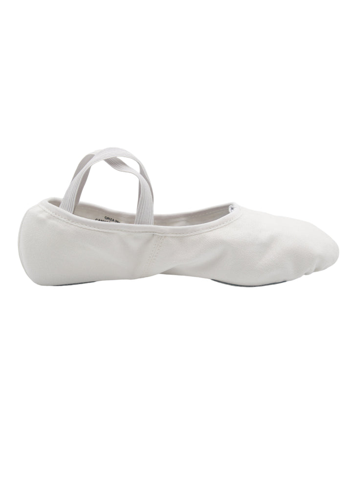 ONLINE EXCLUSIVE - ORZA Pro® 2.0 Men's Split-Sole Canvas Ballet Shoe (White)