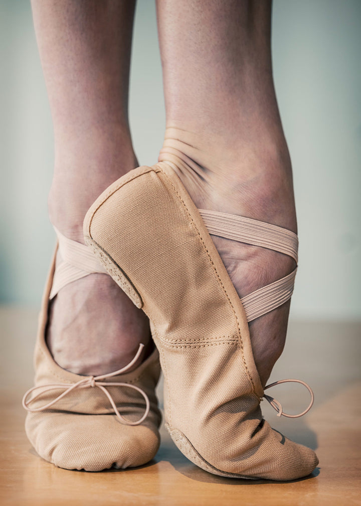ONLINE EXCLUSIVE - ORZA Pro® 2.0 Women's Split-Sole Canvas Ballet Shoe (Sand)