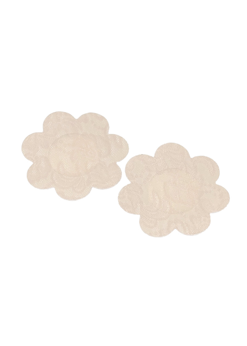 Pillows for Pointes BDA Body Daisies Women's Nipple Concealer Breast Petals, shown in a light beige skin tone