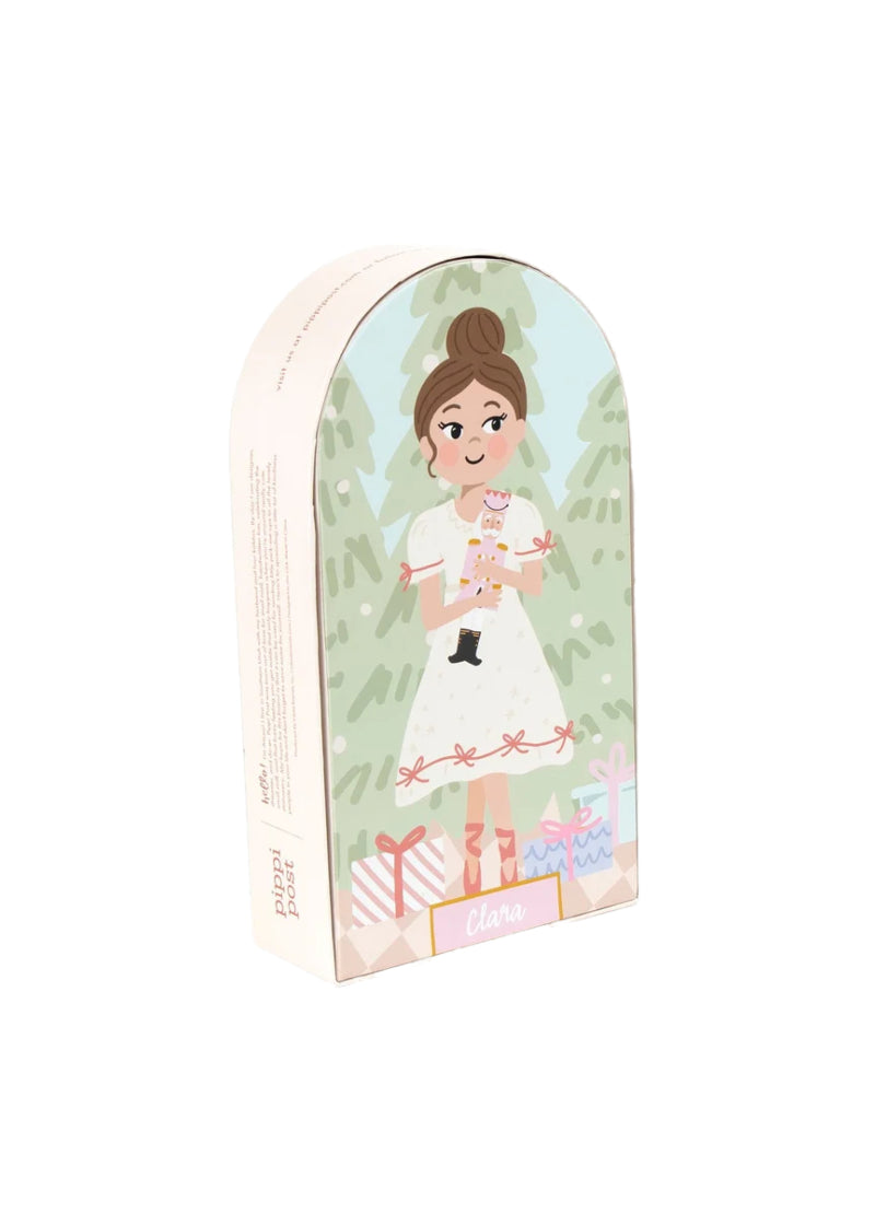 Pippi Post 474603 Nutcracker and Clara double-sided 100 piece 9"x18" jigsaw puzzle.