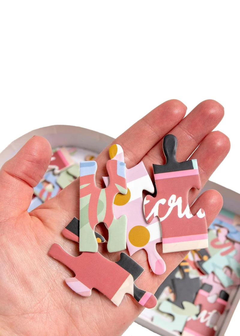 Pippi Post 474603 Nutcracker and Clara double-sided 100 piece 9"x18" jigsaw puzzle.