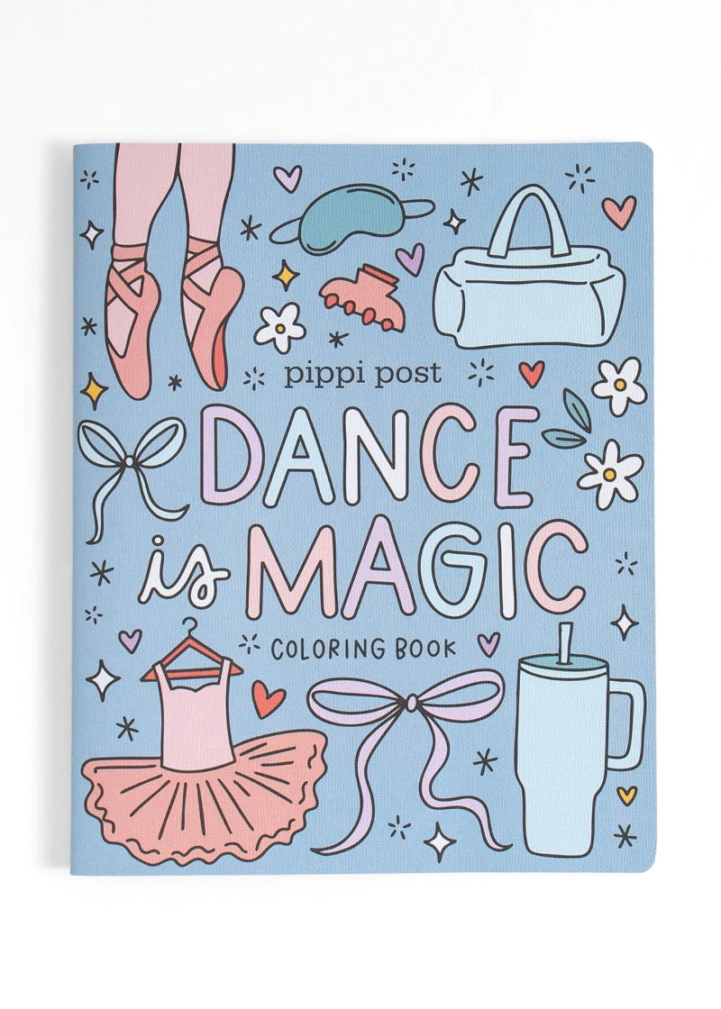 Cover of Dance is Magic coloring book.