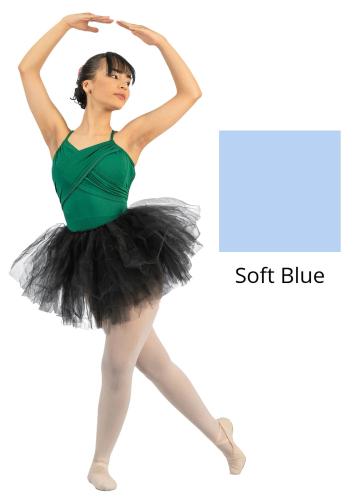 Poze Wear Full Elastic Waist Youth Tutu (Soft Blue)