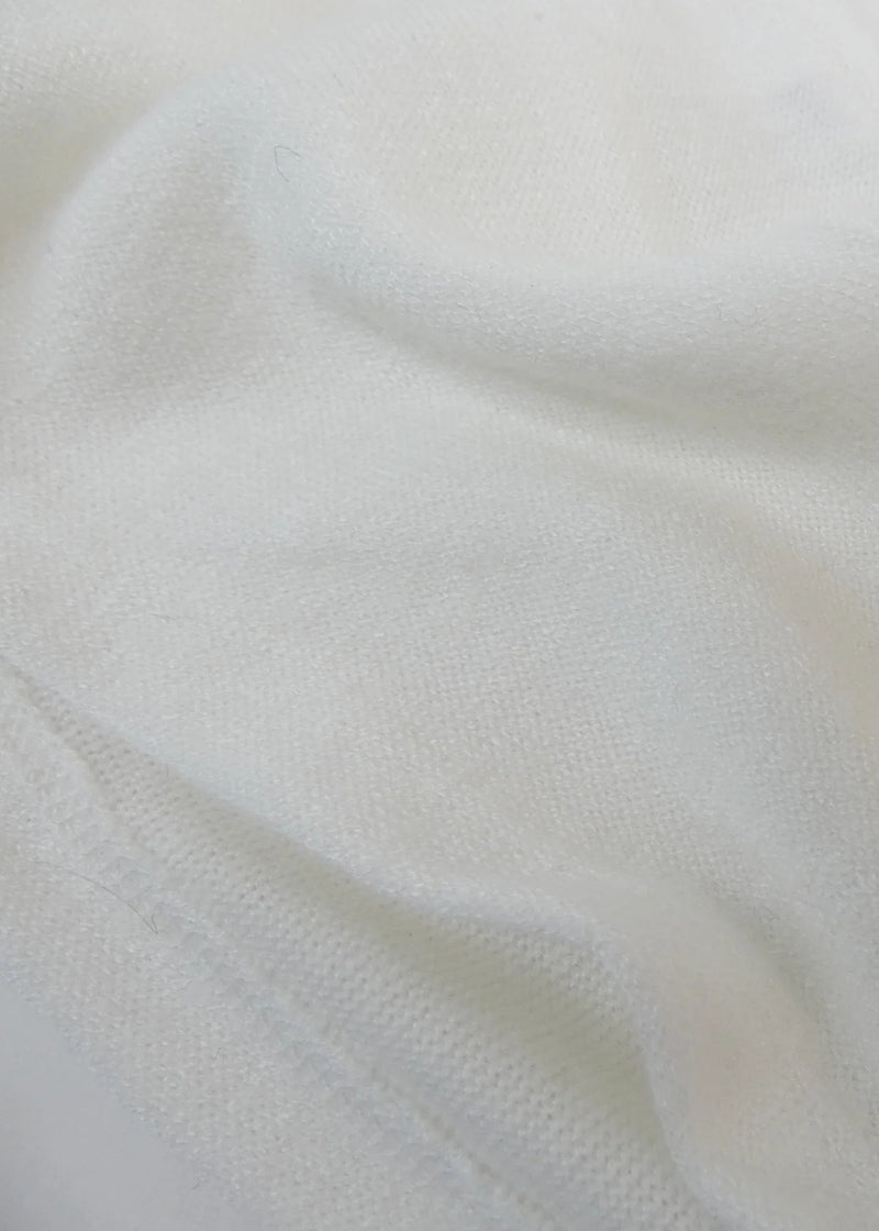 RubiaWear Chantilly white fabric swatch