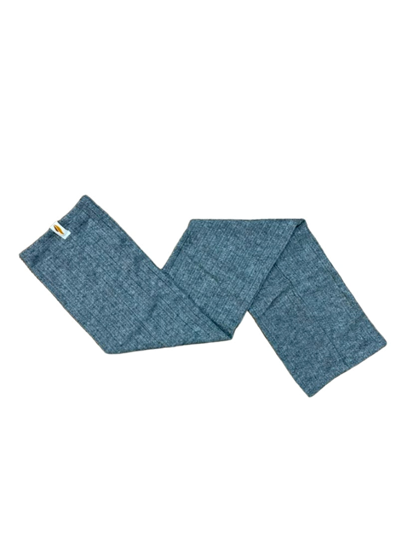 RubiaWear full-length knit legwarmers in Silverleaf