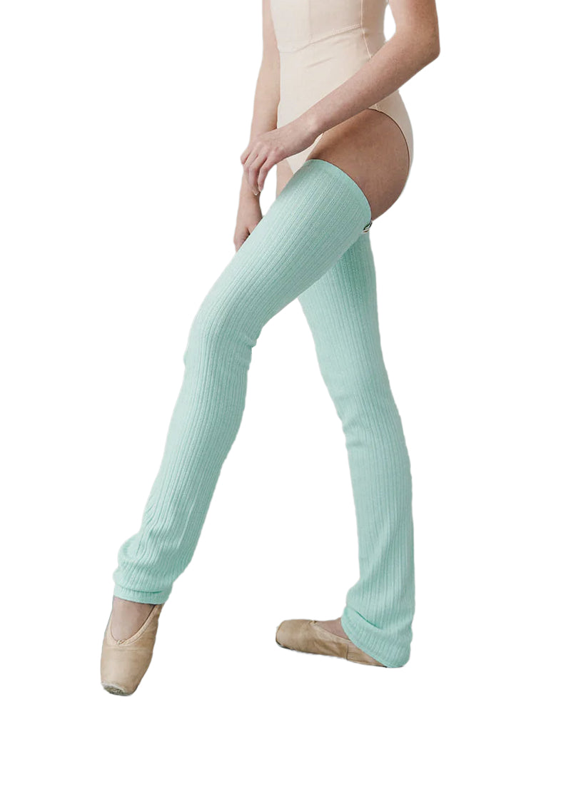 RubiaWear Full Length Legwarmers in Ariel (Seafoam)