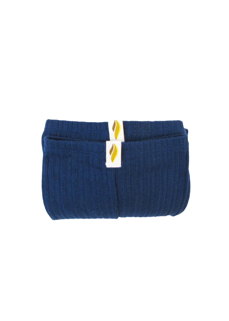 RubiaWear legwarmers in dark blue.