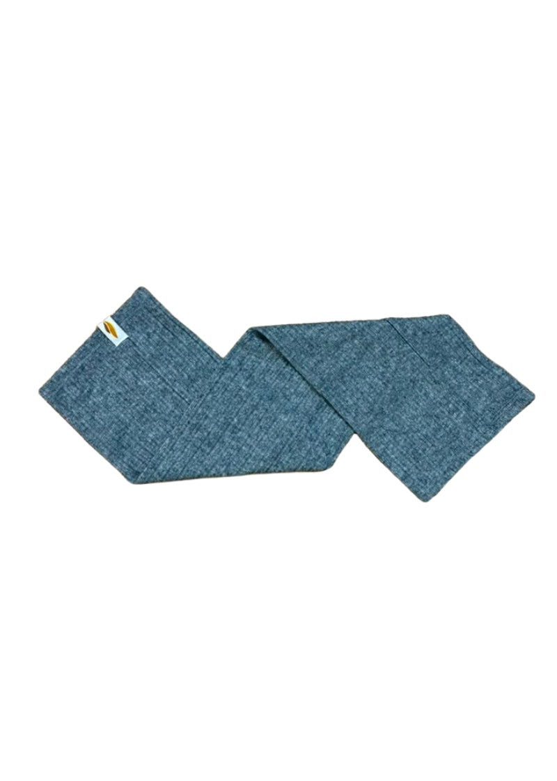 RubiaWear Shorty over-the-knee knit legwarmers in Silverleaf