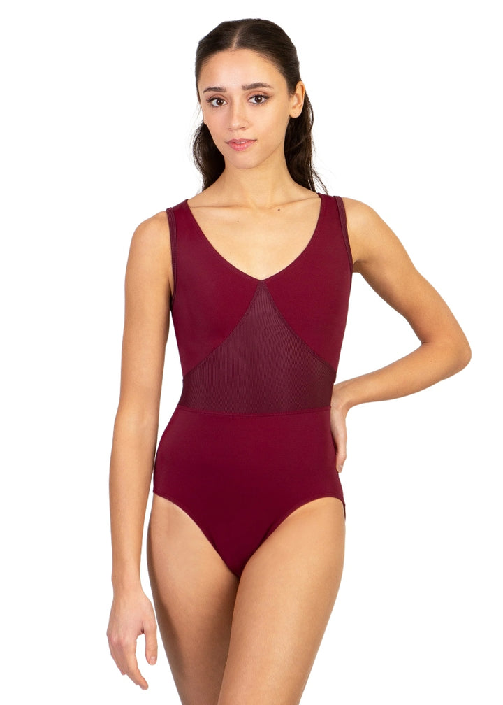 Contour Tank Leotard (Burgundy)