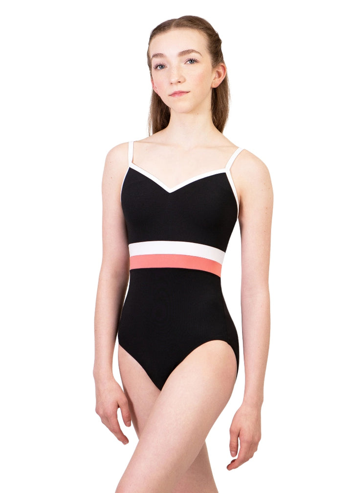 Ivy League Camisole Leotard (Black)