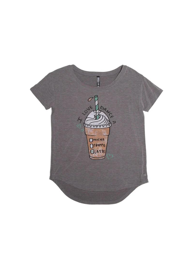 "Dance A Latte" Tee (Grey)