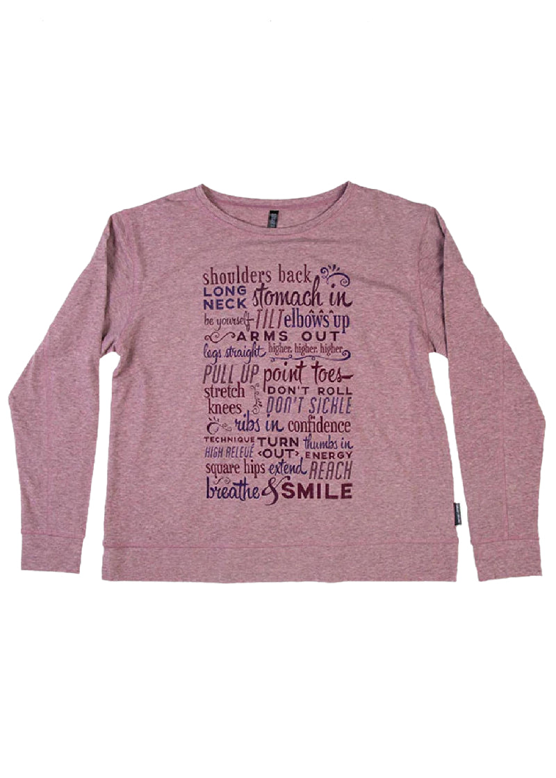 "My Teacher Says..." Sweatshirt (Rose)