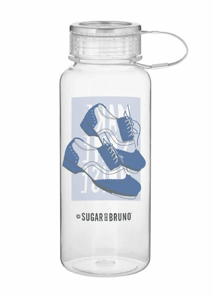 Tap Shoes Water Bottle (Clear)