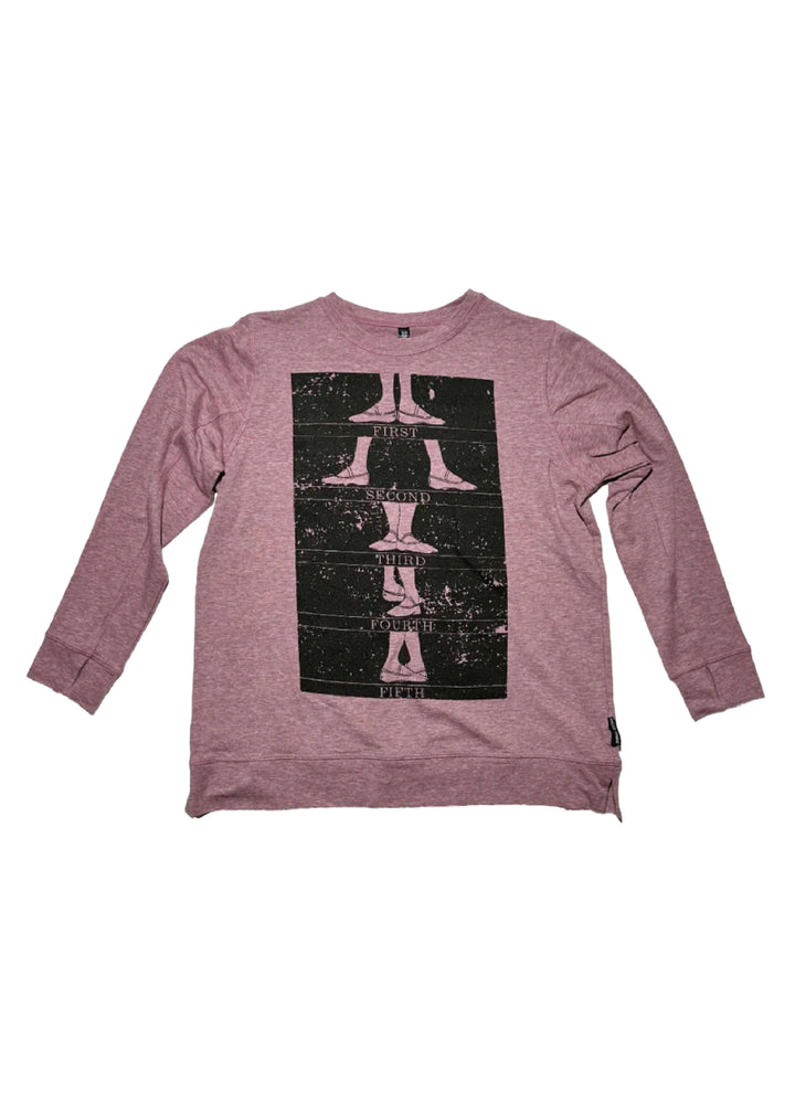 Ballet Positions Sweatshirt (Rose)