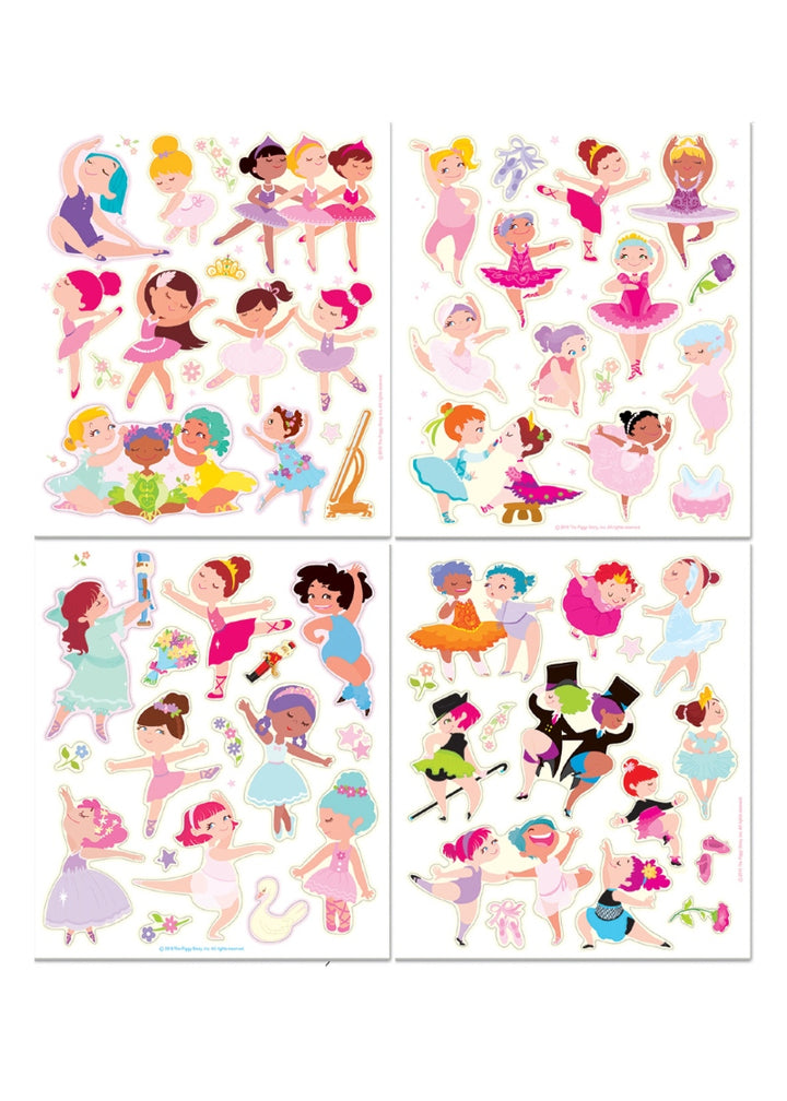 preview of reusable stickers featuring various dancers