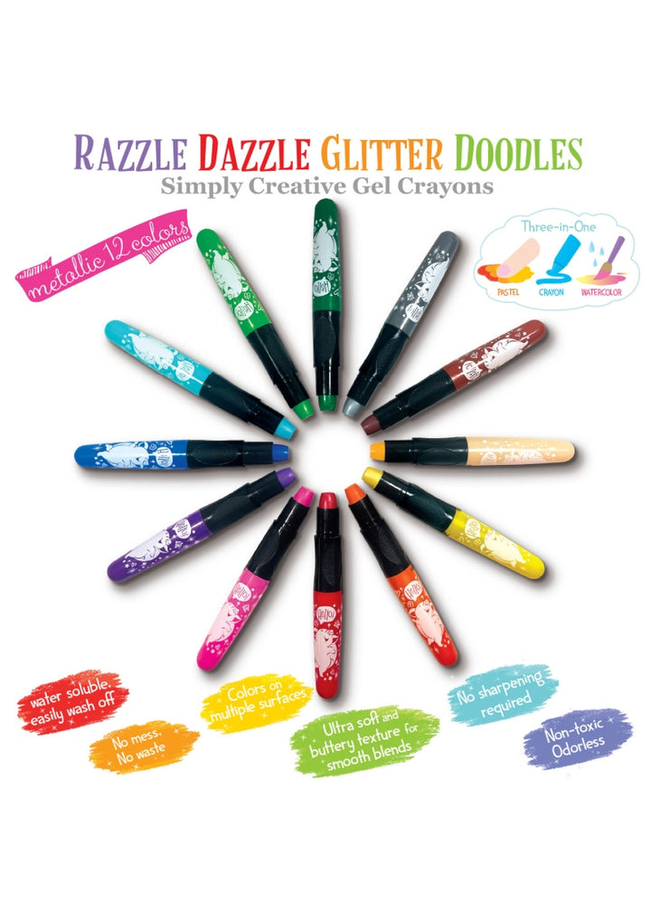 multicolor twistable gel crayons